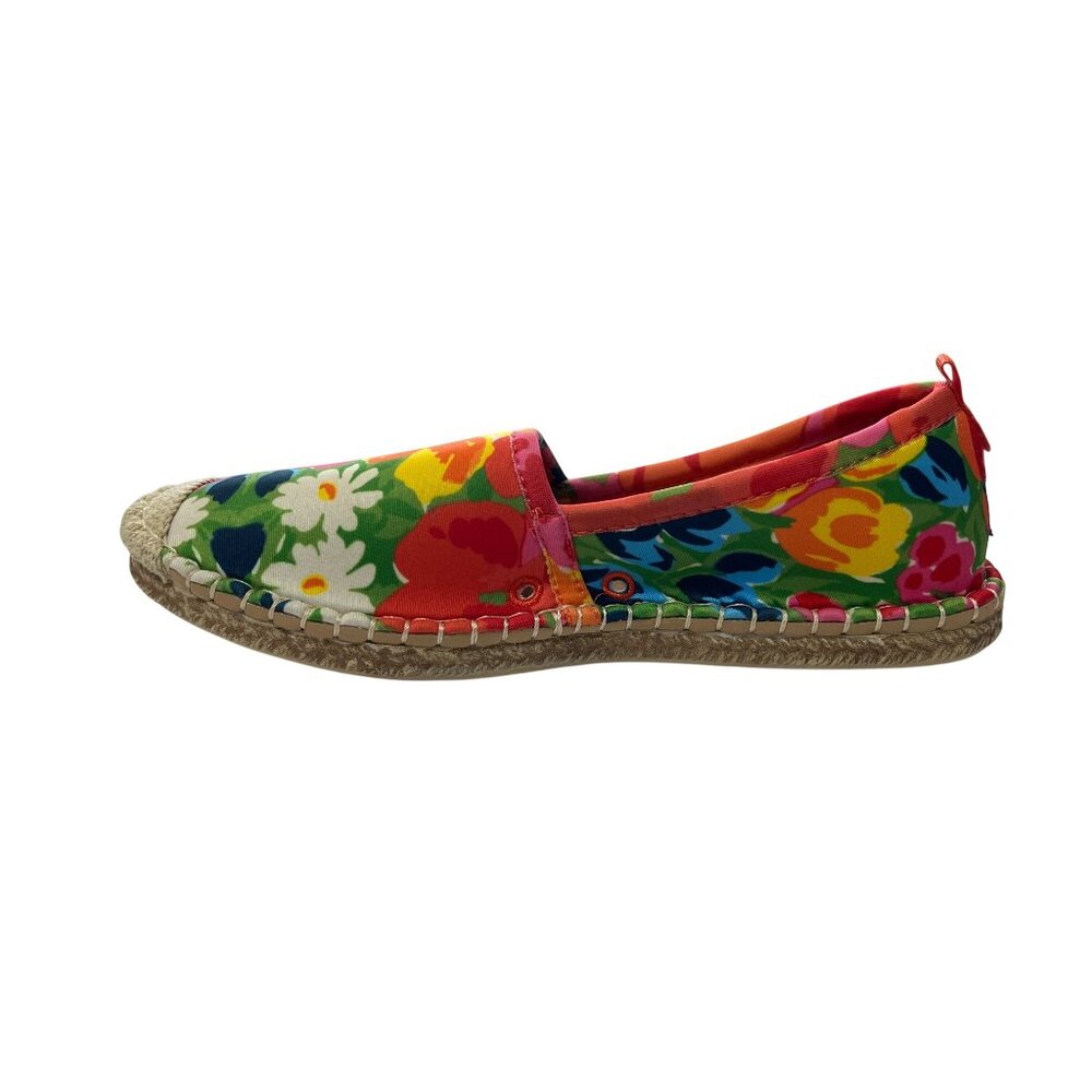Seastar X Frances Valentine Floral Explosion Beachcomber Espadrille Flats Size 8 - Picture 8 of 10